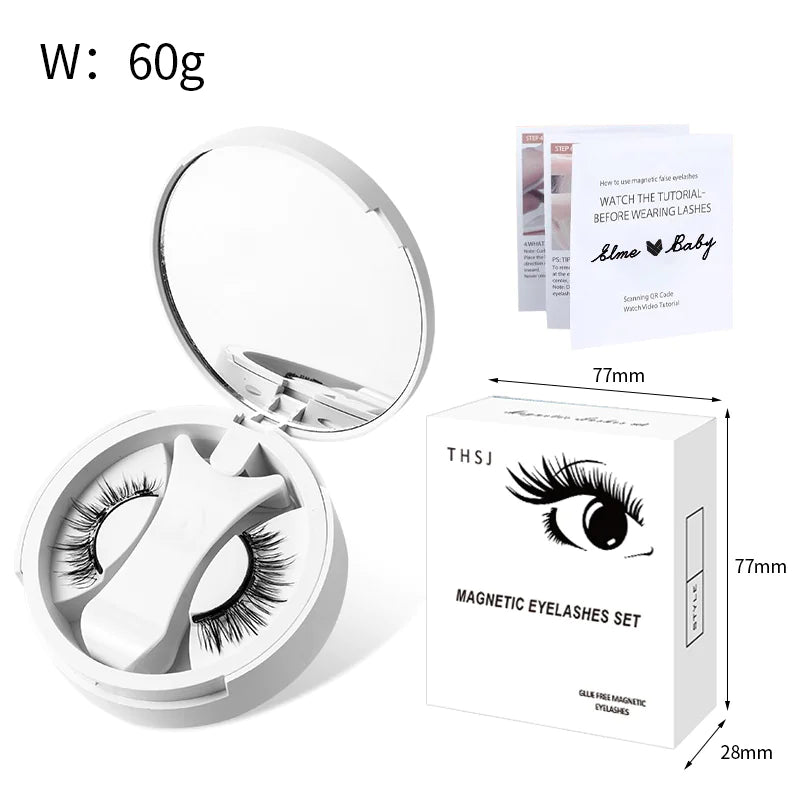 Magnetic False Eyelashes with Storage Box